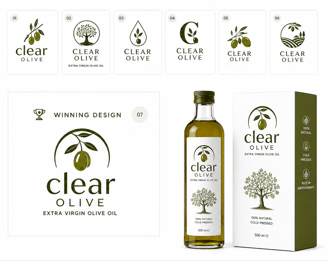 Publish a Design Contest - Clear Olive Showcase
